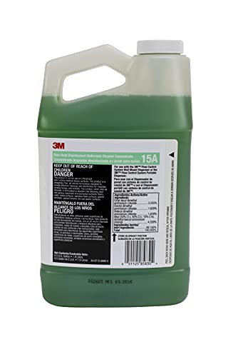 3M Disinfectant Bathroom Cleaner Concentrate, 0.5 Gallons, 4/Carton (15A) image 3