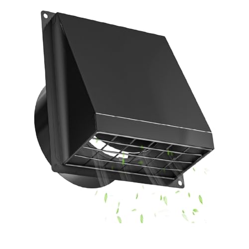 Fegtrtyoa Copertura per Ventilazione del Asciugatrice da 4 con Rete Rimovibile, Accessori per Ventilazione Esterna.