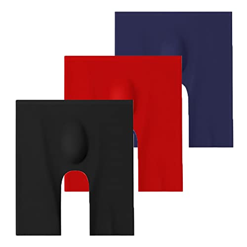 Evankin Mens Ice Silk Boxer Brief Long Leg Ultra-Thin Underwear Breathable Seamless Comfortable Shorts