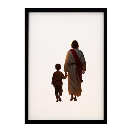 Marco de fotos LED de Jesús, la decoración religiosa ideal para Navidad y Pascua