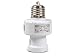 Maclean MCE21W - Portalámparas E27 con sensor crepuscular y temporizador
