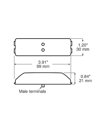 Peterson Manufacturing Trailer Light Multi-pack (2) M154A-R Incandescent Marker OEM Clearance Lights for Utility, RV, Camper, Cargo, Horse, Boat Trailer Lights