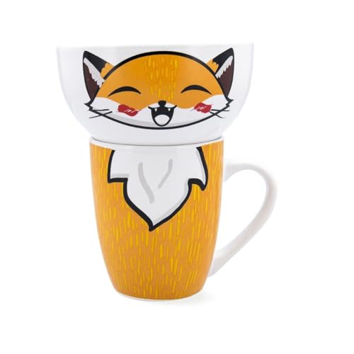 Quid Zoo Set Infantil Mug Y Bol Cerámico 38cl & 50cl Quid Zoo Set Infantil Mug Y Bol Cerámico 38cl & 50cl