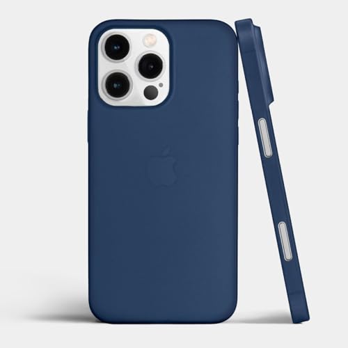 Image of ExpressB for iPhone 16 Pro Case Back Cover | Zero Drop Protection | Perfect for Minimalists | Ultra Thin Anti Scratch Matte Finish Case for iPhone 16 Pro (Blue)