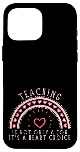 ティーチング レインボー 先生 学生 男性 女性 スマホケース iPhone 16 Pro Max 用