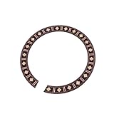 Alasum 3個 アコースティックギターサウンドホールロ 木製ギターロ アクセサリー 耐久素材 使用可能クラシックギター