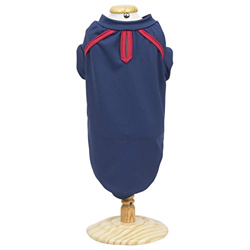 Meu Bicho Camiseta Basica Uv50 - G - Marinho (Pesc 36 X Peit 48 X Comp 40Cm)