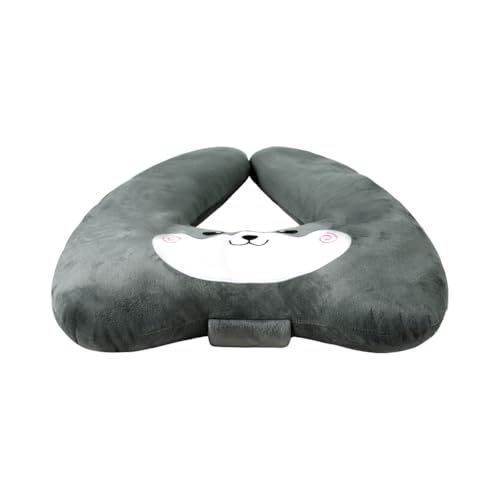Almohada ajustable de algodón suave para viaje en auto miniatura 6
