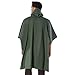 Rothco Rubberized Rainwear Poncho, Mens Rain Poncho, One Size, Olive Drab