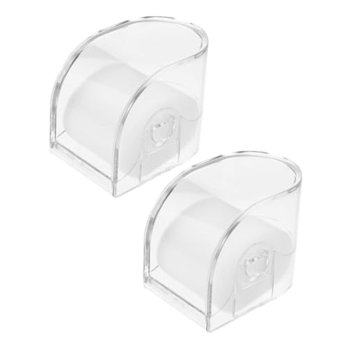 BESPORTBLE 2pcs Clear Acrylic Watch Display Box Versatile Watch Organizer with Hanging for Effortless Showcase and Storage