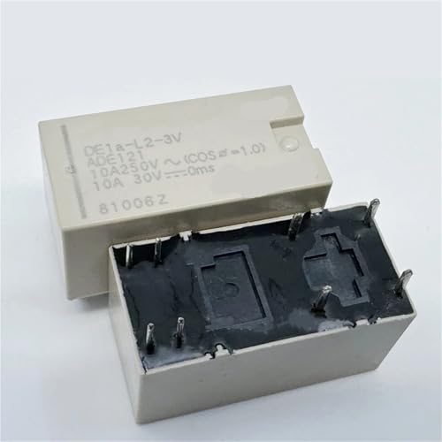 Relé DE1a-L2-3V 10A 8 pines componente electrónico miniatura 3V