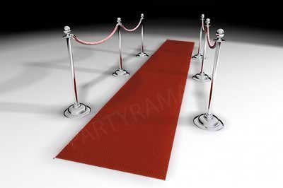 Henbrandt Red Carpet - Durable Fabric Roll (4.5m)