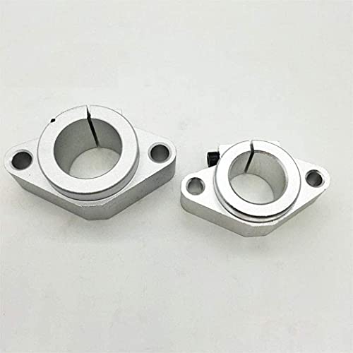 Pièces d'imprimante 3D 4pcs SHF8 SHF10 SHF12 SHF16 SHF20 SHF25 SHF30 SHF35 Support d'arbre de Rail de Tige linéaire en Aluminium Pièces de routeur CNC Pièces d'imprimante 3D (Couleur: SHF13) Cover