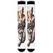 Joisal Hamster Cute Animal Knee High Compression Socks for Men and Women, Featured Comfort and all Day Comfort, 1 pair