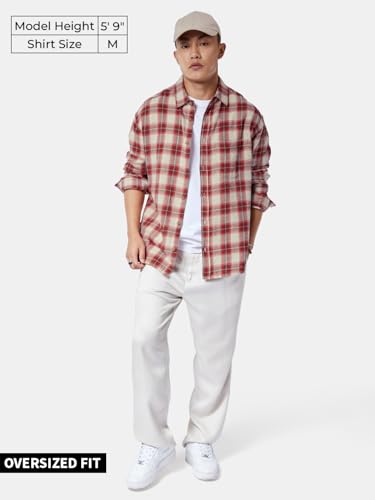 Image of The Souled Store Men's Cotton Relaxed Fit Shirt