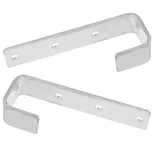 VILLCASE Ganchos de Hierro para Escalera de Cama 2 Unidades, Soporte Resistente Revestimiento Antioxidante para Literas Infantiles, Accesorio Seguro y Funcional para Dormitorios Niñas