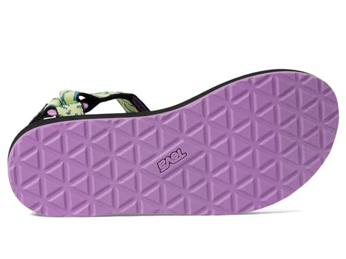 Image of Teva Women's Original Universal, Beach Floral Wild Lime, 5 M US
