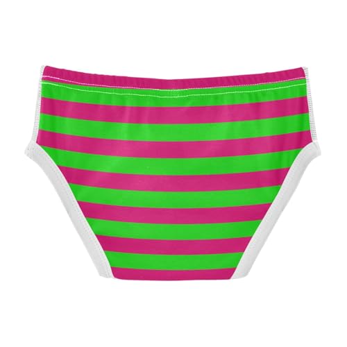 Green Red Stripe Toddler Boy's Underwear 2T2