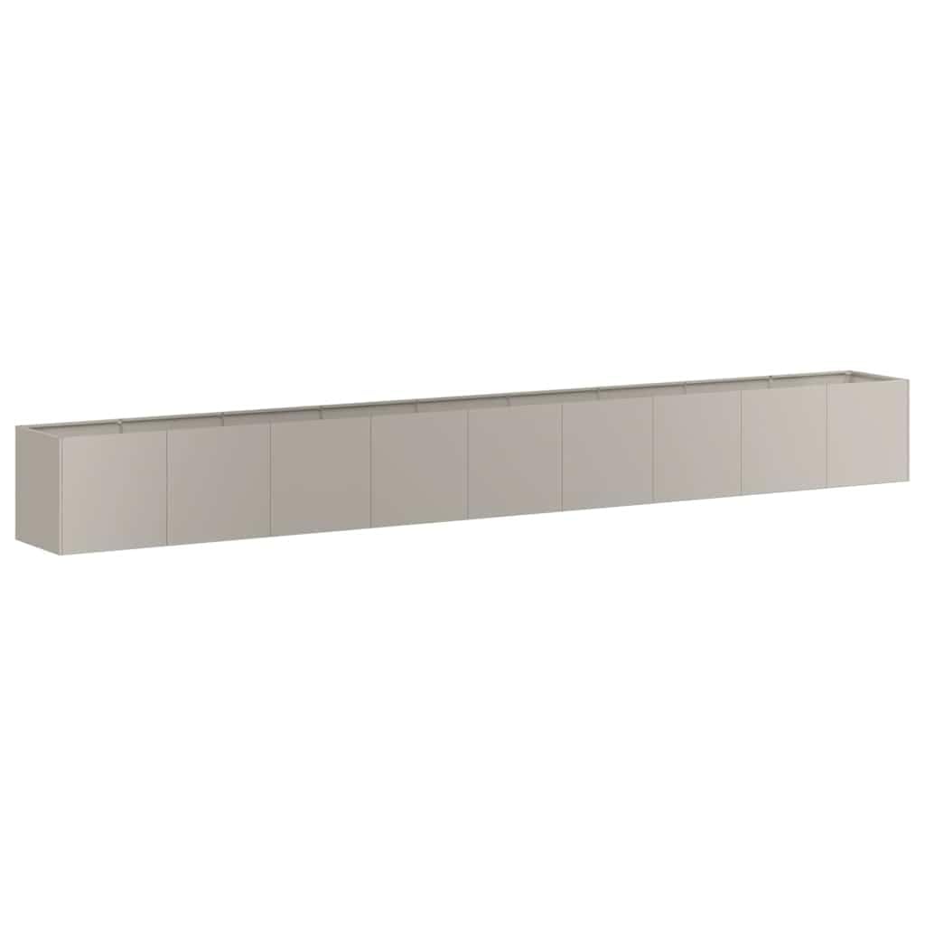 vidaXL Pflanzkübel Rostig 360x40x40 cm Wetterfester Stahl, Pflanzschale, Garten-Garten-Pflanzkübel, Outdoor-Pflanzgefäß, Hochbeet, Pflanzgefäß