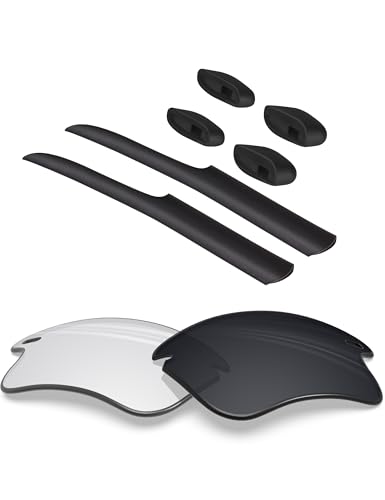 Image of BLAZERBUCK Polarized Replacement Lenses & Sock Kit for Oakley Fast Jacket XL OO9156 Sunglass