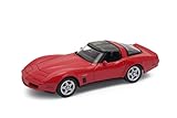 Métal Zamac OPO 10 - Voiture Miniature Compatible avec Chevrolet Corvette 1982 échelle 1:64 3 inches 7,5cm Welly SUP19