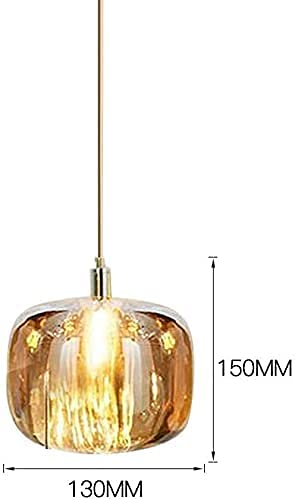 Lustre restaurant géométrique en métal et verre pour éclairage de café