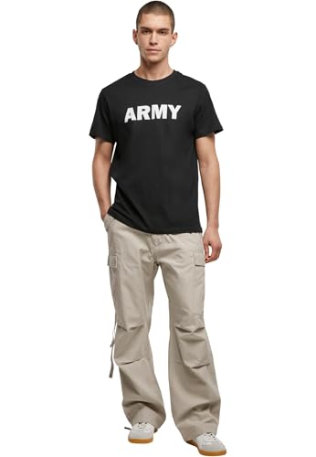 Brandit Army T-Shirt, Uomo, Black, L - 5