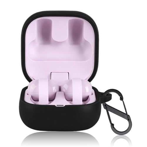 PRODELI For �\�j�[(SONY) LinkBuds Clip ��p �P�[�X WF-LC900 �V���R���J�o�[ �L�Y�h�~ �ϏՌ� �_�炩�� �J���r�i�t�� �����h�~ �����[�d�\ �y�� �h�o linkbuds clip �p �ی�J�o�[ (�u���b�N)