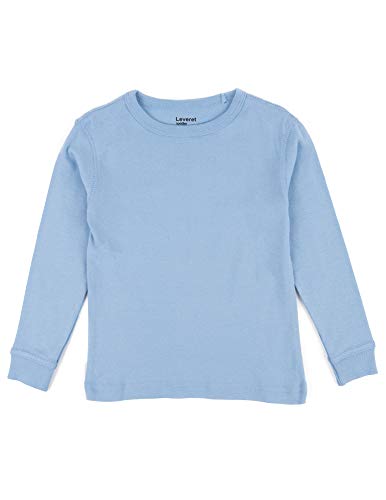 Image of Leveret Long Sleeve Boys Girls Kids & Toddler T-Shirt 100% Cotton (2-14 Years) Variety of Colors