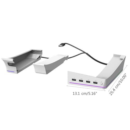 Station d'accueil ABS résout le désordre des câbles avec USB rapide - 5