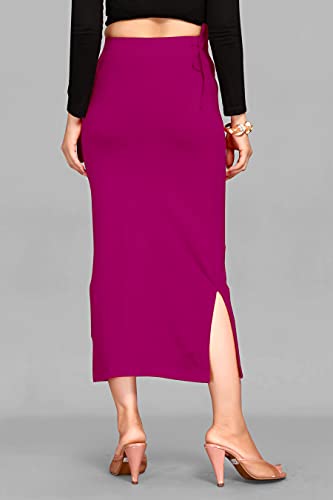 Image of Side Rope Saree Shapewear, Petticoat, Skirts for Women Polylycra Saree Shaper for Saree Dress