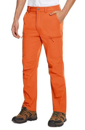 MAGCOMSEN Mens Hiking Pants Lightweight Quick Dry Travel Pants Waterproof Ripstop Stretch for Work...
