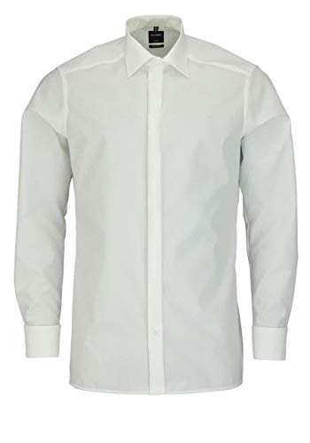 OLYMP Luxor modern fit Gala Hemd Langarm Popeline beige