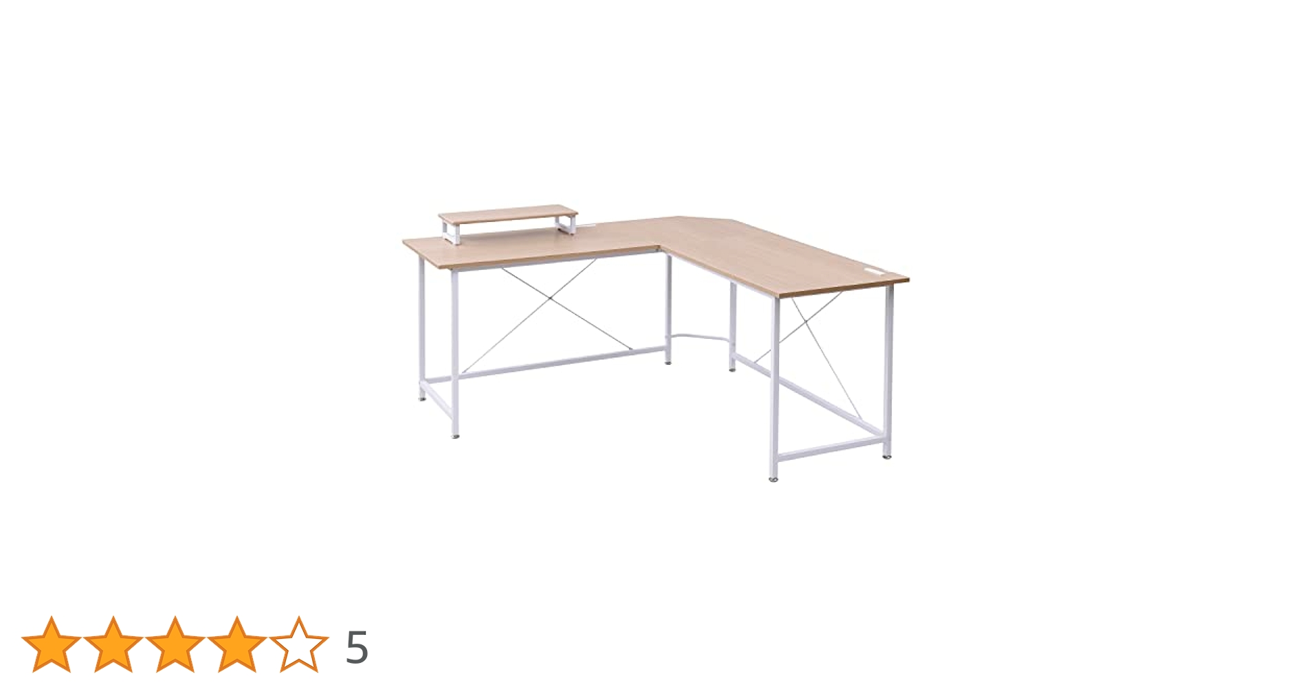 山善 デスク 幅160㎝ ナチュラルメイプル PND-1600(NM) Amazon.co.jp: 山善 デスク 幅160×奥行160×高さ76cm L字