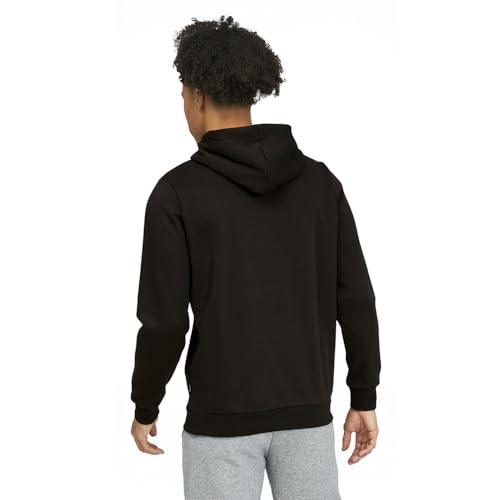 Image of Puma Cotton Men Ess Big Logo Hooded Neck Hoodie Fl (S) Mineral