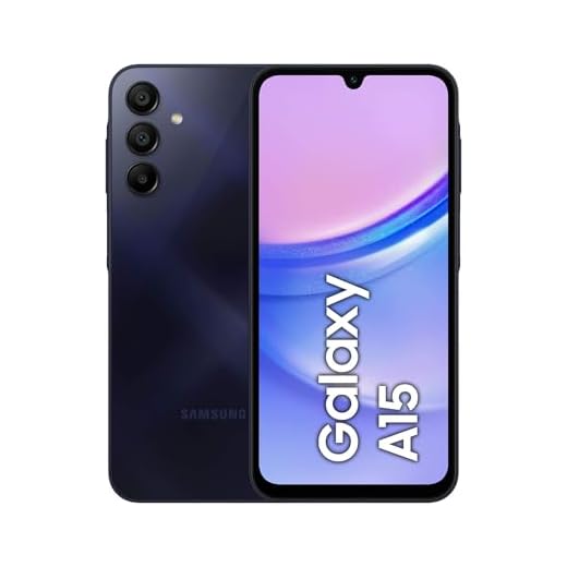 SAMSUNG Galaxy A15, Smartphone Android 14, Display Super AMOLED 6.5" FHD+, 8GB RAM, 256GB, memoria interna espandibile fino a 1TB, Batteria 5.000 mAh, Blue Black [Versione Italiana]