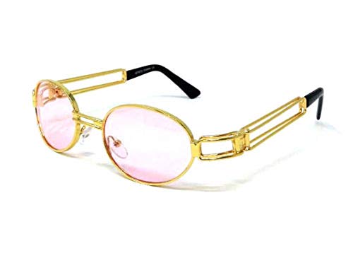 Slim Round Classic Oval Luxury Steampunk Sunglasses