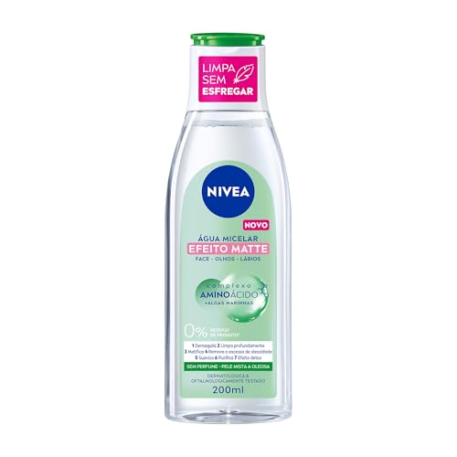NIVEA Água Micelar Solução de Limpeza Facial 7 em 1 Efeito Matte ...