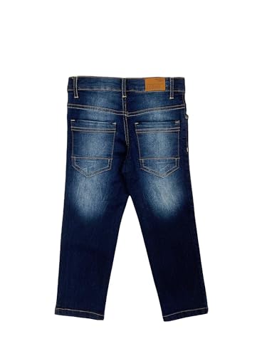 Jeans enfant bleu Losan en coton robuste et coupe droite - 2