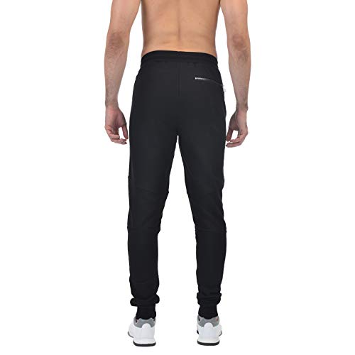 Calça de corrida masculina agutiun para ginástica, calça de treino casual, calça de moletom slim fit