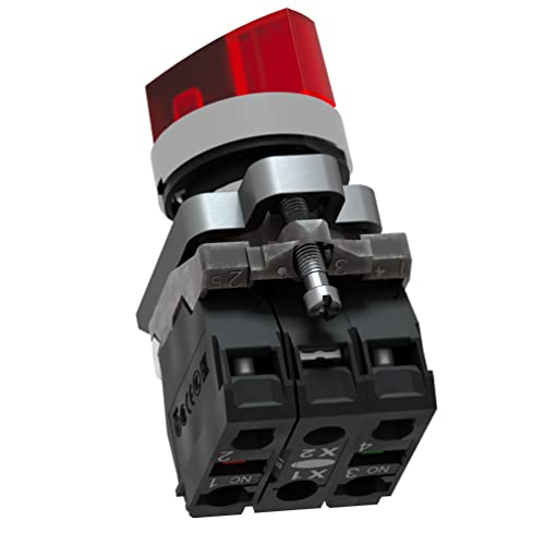 Sel.Lum.Led 230V Na+Nc Rojo - 11