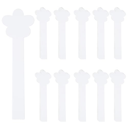 100 Pcs Perfume Test Strips Paper Flower Shaped Disposable White Perfume Test Strips for Fragrances Scents Essential Oils Aromatherapy Testing