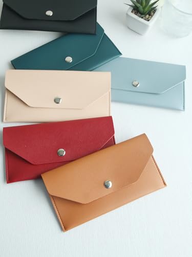 1PCS Leather Cash Envelope Wallet Long Wallet Women Minimalist wallet Best Gift for Mom Birthday for Women Birthday、Christmas & Holiday Gift2