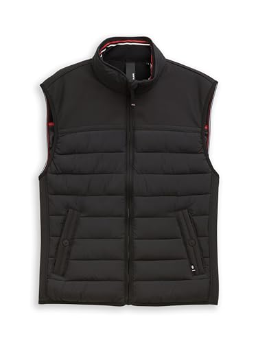 TOM TAILOR Herren 1048508 Weste, 29999 - Black, S EU – Ansicht 5