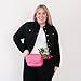 Freshly Picked Fanny Packs for Women, Wear as a Hip Bag or Crossbody, Mom Fashion (Hot Pink)