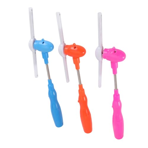 Bâton Musical Lumineux Rotatif pour enfant, lot de 3 jouets colorés et amusants sans pile