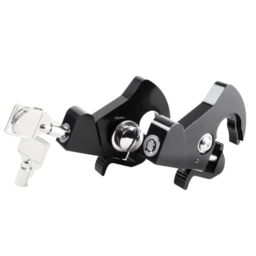 DreDoggMoto Detachable Locking Rotary Docking Latch Clips Kit with Keys for Sissy Bar Luggage Rack Mounting Compatible with Harley Davidson Touring Dyna Softail Sportster 1984-2024 by DreDoggMoto - Used condition - Image 7