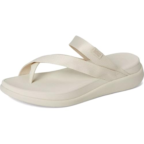 FitFlop Women's F-Mode Go Webbing Flatform Sling Toe-Post Sandals Wedge3