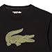Lacoste Men's Ultra Dry XXL Logo T-Shirt, Black/Khaki, X-Large