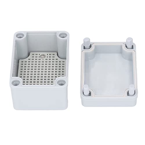 Caja de conexiones impermeable IP67 gris de 110x80x70 mm para proyectos eléctricos